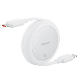 Baseus Free2Pull 60W USB-C Retractable Cable - USB-C 1m - White