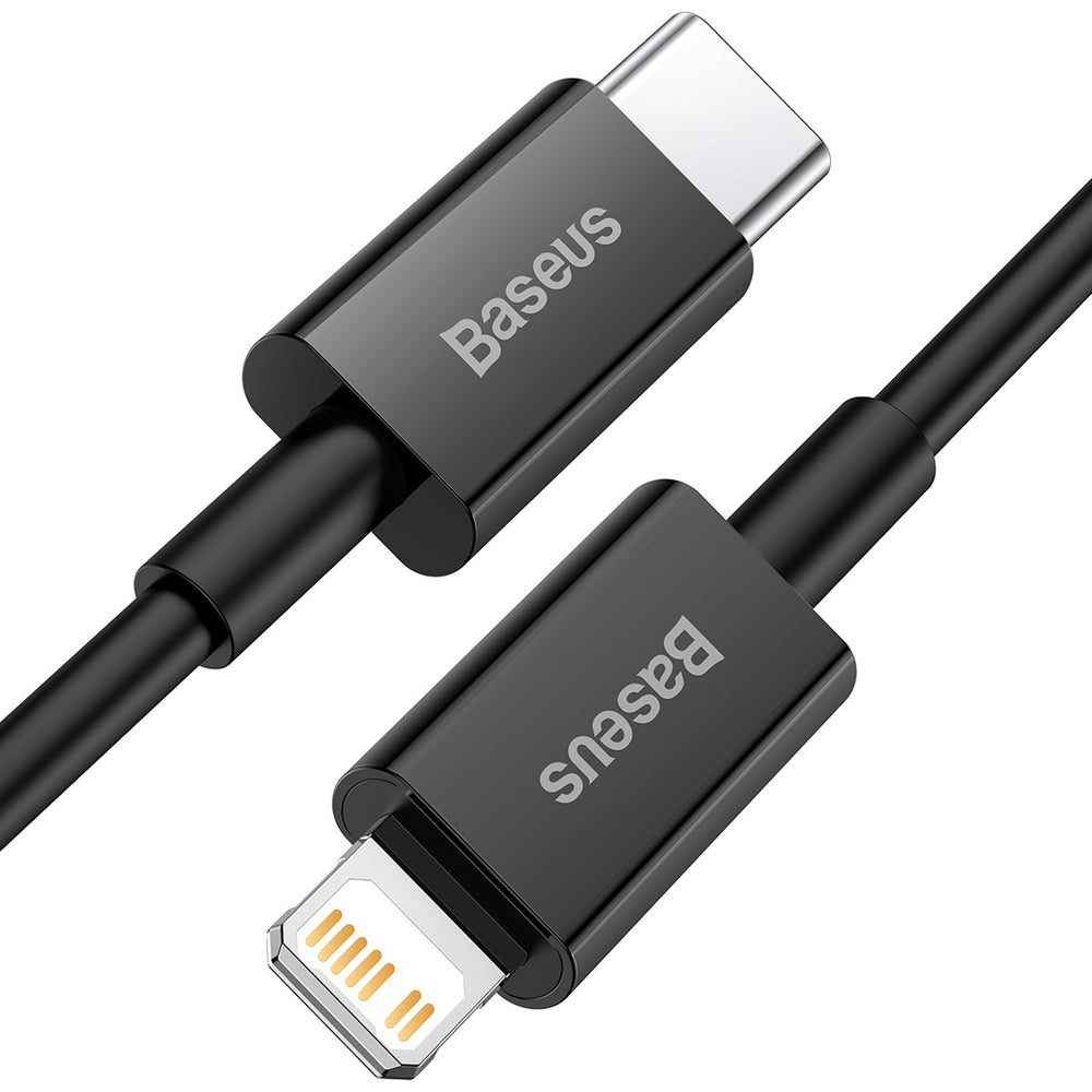 Baseus Superior Series 20W USB-C - Lightning Cable with Power Delivery 2m - Black