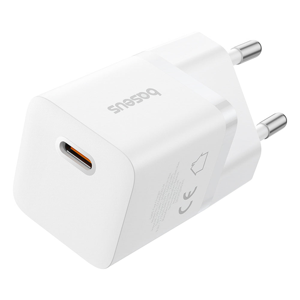Baseus GaN5 25W USB-C Wall Charger - White