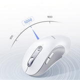 Baseus F02 Wireless Ergonomic Bluetooth Mouse - White