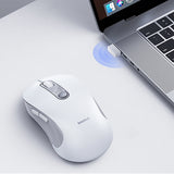 Baseus F02 Ergonomic Wireless Mouse USB 2.4GHz - White