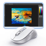 Baseus F02 Ergonomic Wireless Mouse USB 2.4GHz - White