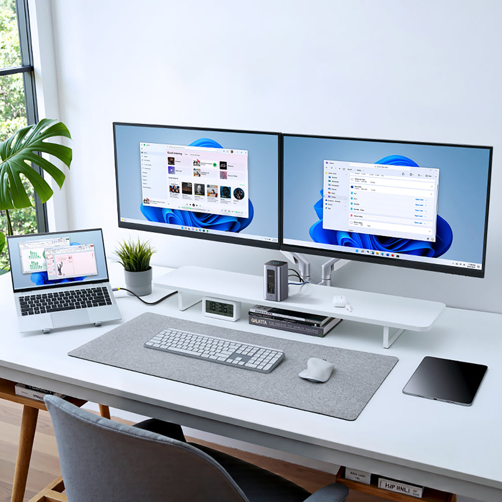 Baseus NU1 Air Spacemate hub 12in1 USB-C docking station - 2xHDMI 4K@60Hz 2xUSB-C 10Gb/s 2xUSB-A 5Gb/s 2xUSB-A (480Mb/s) RJ45 SD/microSD 3.0 USB-C (PD) - gray