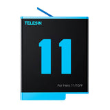 3-slot vandtæt oplader Telesin Allin boks + 2 batterier til GoPro Hero 12 / 11 / 10 / 9