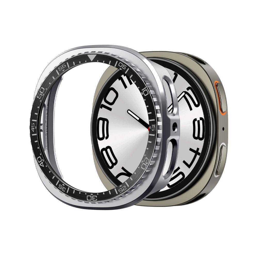 Spigen Bezel Tune Pro Diver Cover til Samsung Galaxy Watch 8 44mm - sort