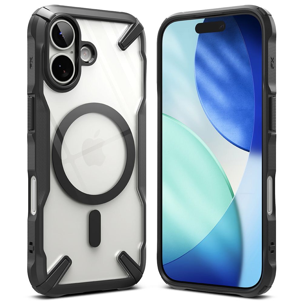 Ringke Fusion X Magnetisk MagSafe Case til iPhone 17 - sort