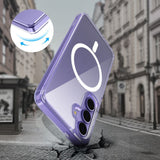 Tech-Protect FlexAir Hybrid MagSafe Case til Samsung Galaxy S25 FE - Gennemsigtig