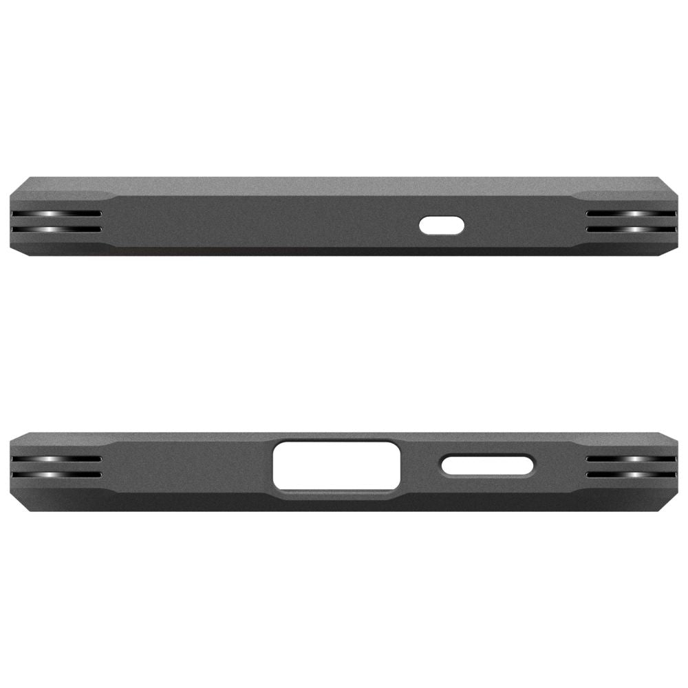 Spigen Tough Armor Mag MagSafe Case til Samsung Galaxy S25 FE - sort og gul