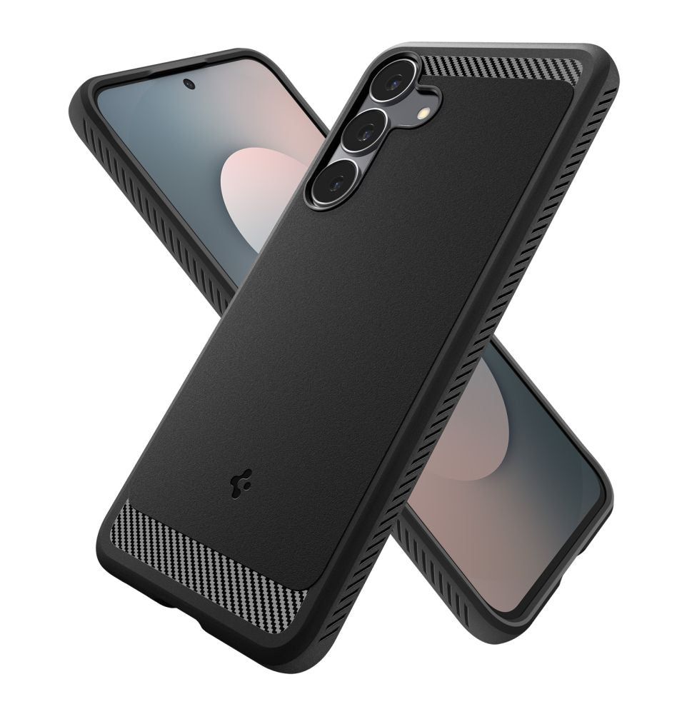 Spigen Rugged Armor Case til Samsung Galaxy S25 FE - Matte sort