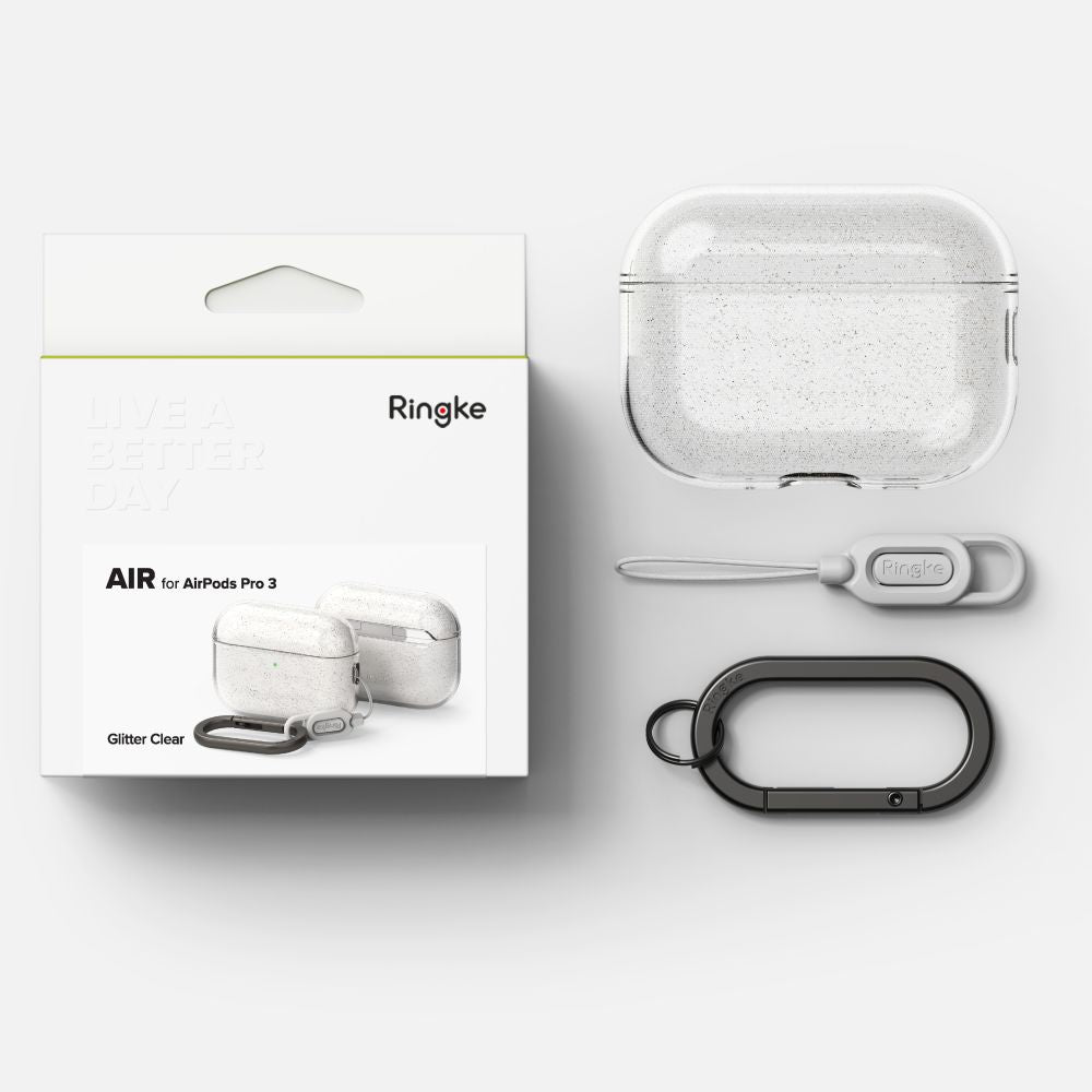 Ringke Air Case for AirPods Pro 3 - Clear Glitter