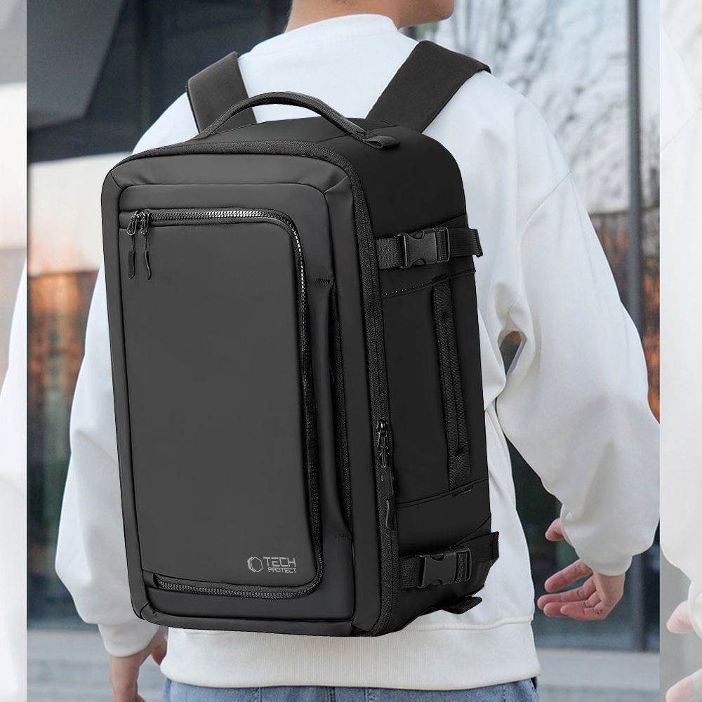 Tech-Protect Defender S50 rygsæk til Ryanair & Wizzar, 20L Laptop - Olive