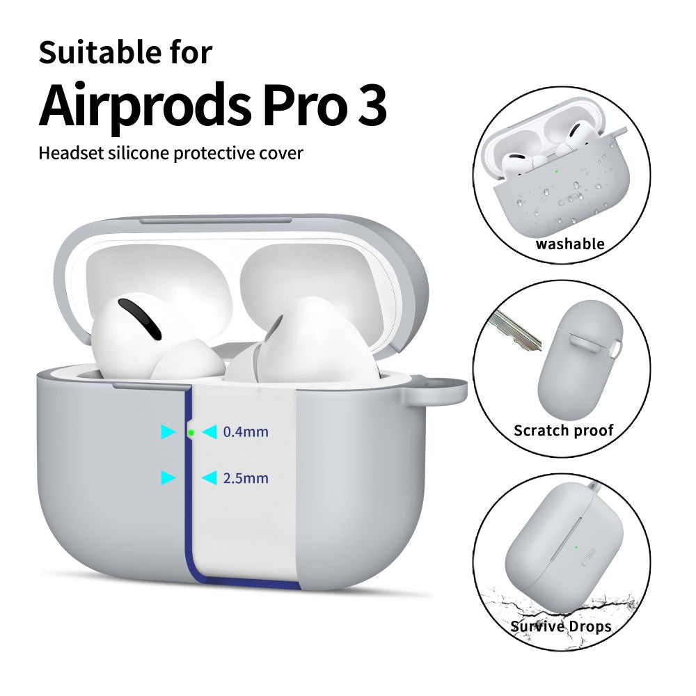 Tech-Protect Silicone Hook Case til AirPods Pro - Grå