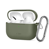 Tech-Protect Silicone Hook Case til AirPods Pro - Olive