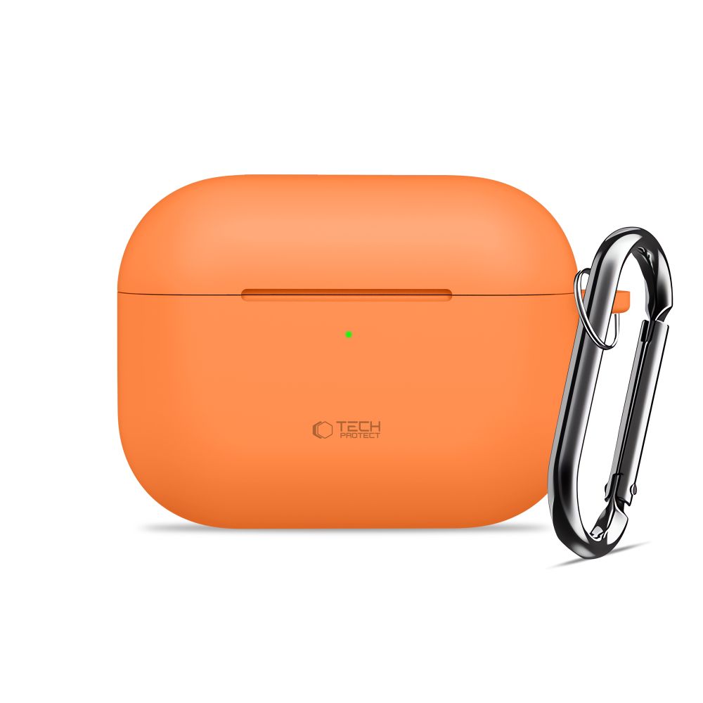 Tech-Protect Silicone Hook-kasse til AirPods Pro - orange