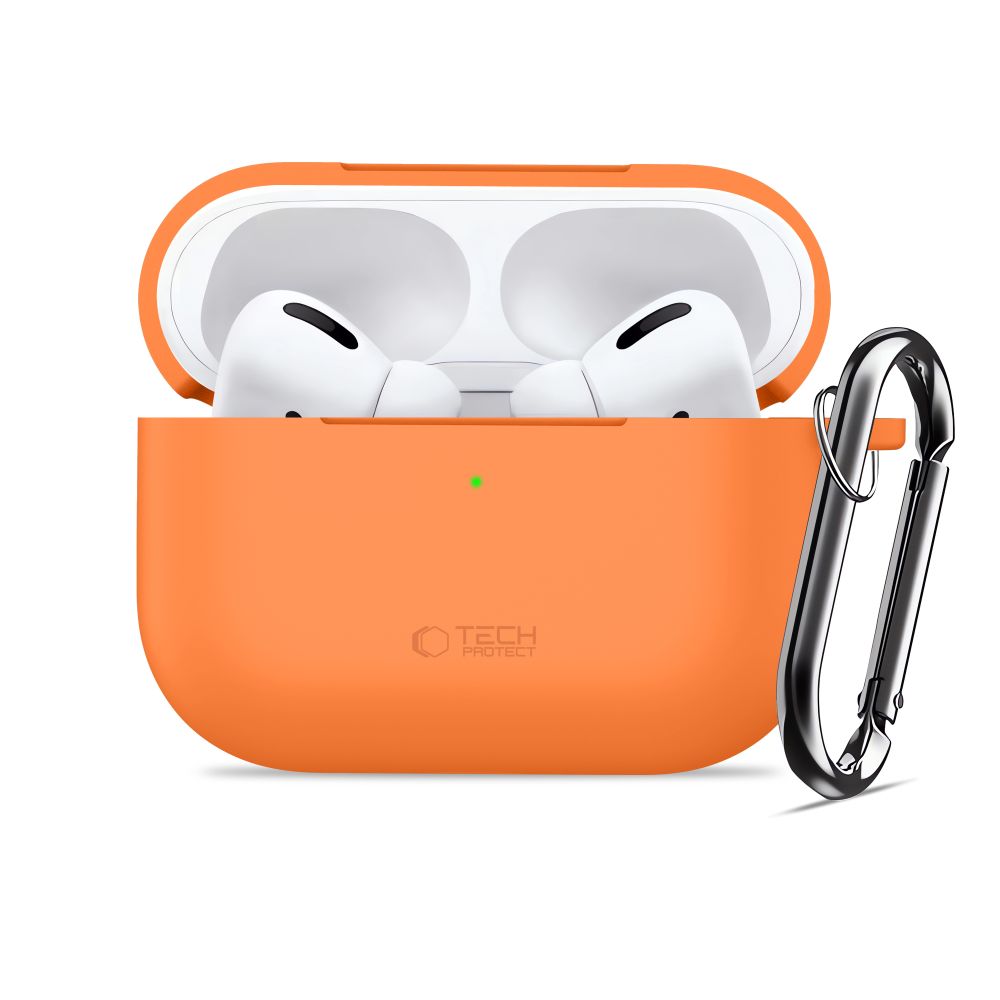 Tech-Protect Silicone Hook-kasse til AirPods Pro - orange