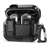 Tech-Protect Silicone Hook Case til Samsung Galaxy Buds 3 / 3 FE / 3 Pro - sort