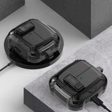 Tech-Protect Silicone Hook Case til Samsung Galaxy Buds 3 / 3 FE / 3 Pro - sort