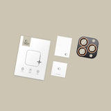 Tech-Protect Camring Fit+ Kamera Cover til iPhone 14 Pro / Max / 15 Pro / Max / 16 Pro / Max / 17 Pro / Max - Orange