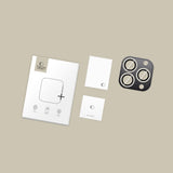 Tech-Protect Camring Fit+ Camera Cover til iPhone 14 Pro / Max / 15 Pro / Max / 16 Pro / Max / 17 Pro / Max - Sølv