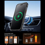 Supcase UB Grip Mag MagSafe Case til iPhone 17 Pro Max - orange-grå