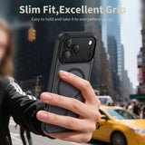 Tech-Protect Magpeak Magsafe CC Case til iPhone 17 Pro - Matte Black