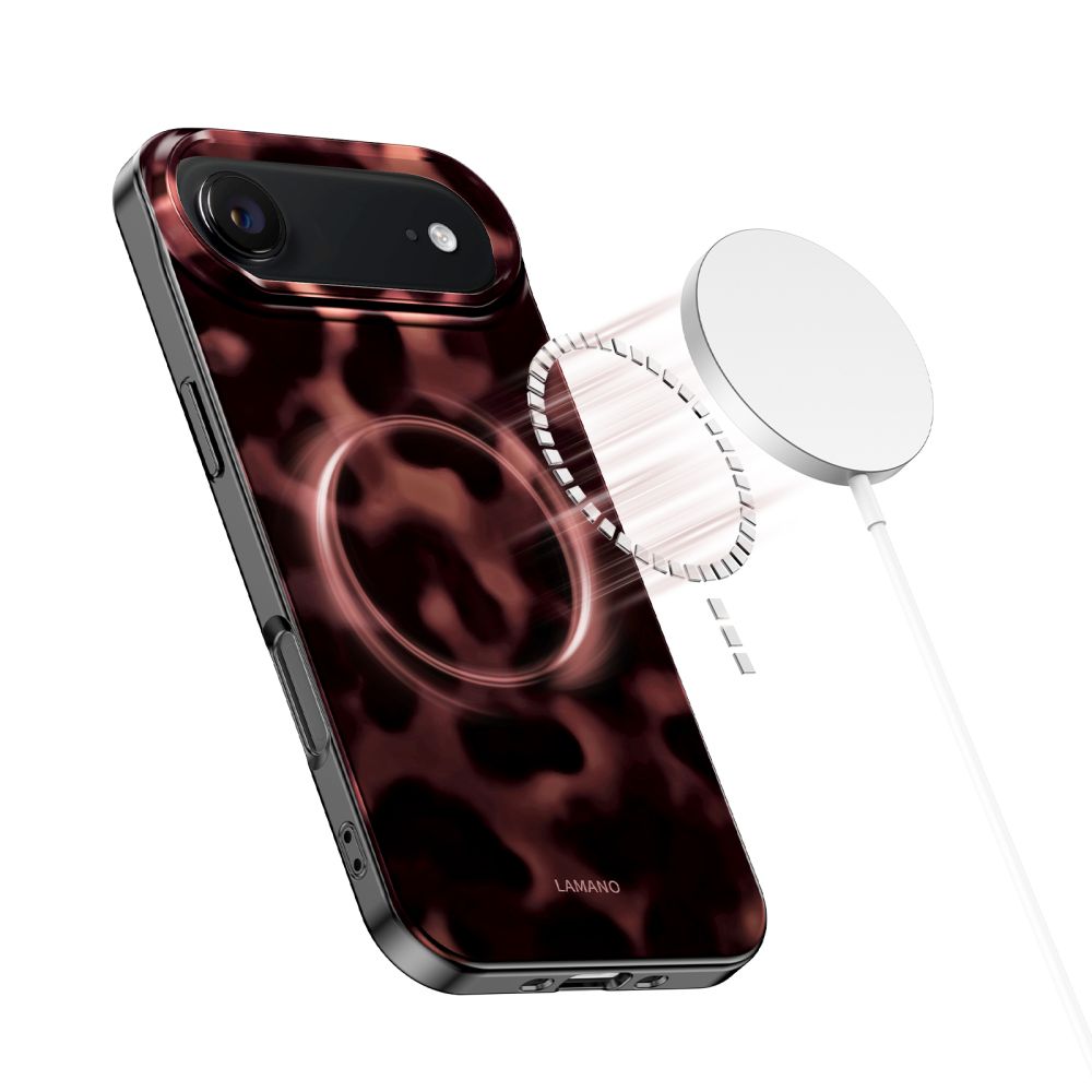 Tech-Protect Lamano MagSafe Case til iPhone Air - sort og rød