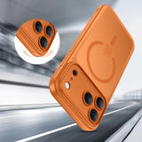 Tech-Protect Magpeak Magsafe CC Case til iPhone 17 Pro Max - Matte Orange