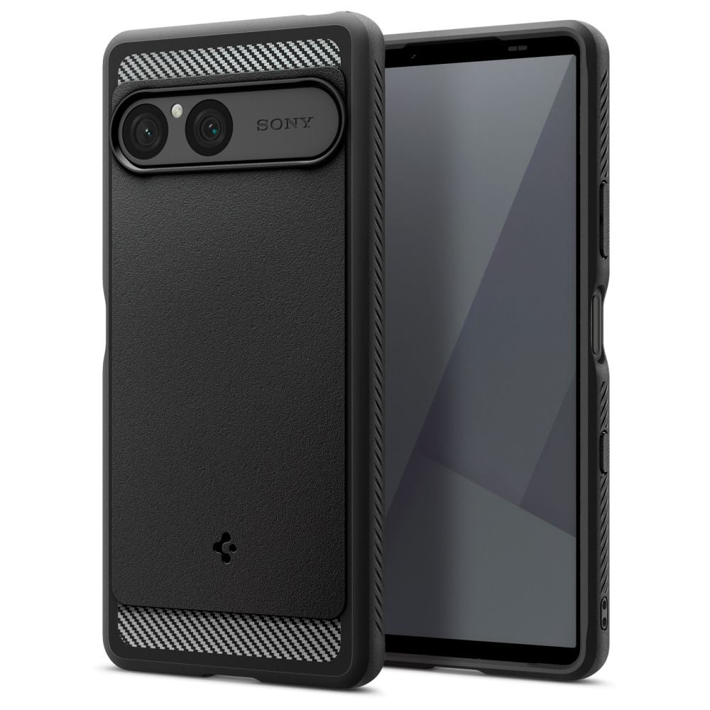 Spigen Rugged Armor Case til Sony Xperia 10 VII - Matte Black