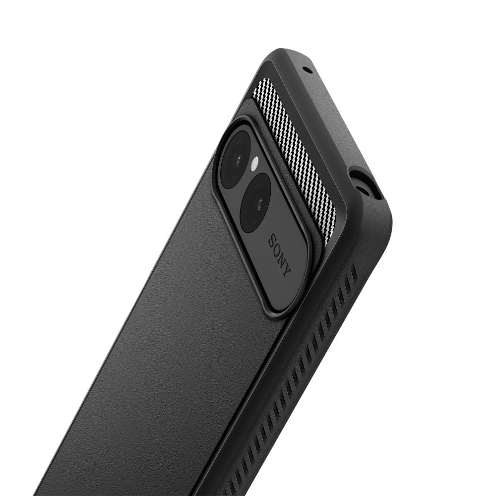 Spigen Rugged Armor Case til Sony Xperia 10 VII - Matte Black