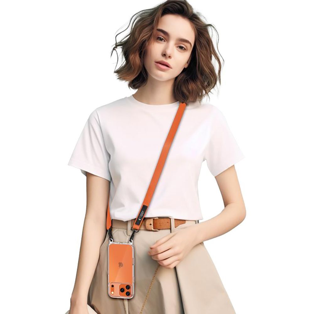 Tech-Protect C6S Rope Crossbody Leash - orange