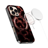 Tech-Protect Lamano MagSafe fodtøj til iPhone 16 Pro - sort og rød