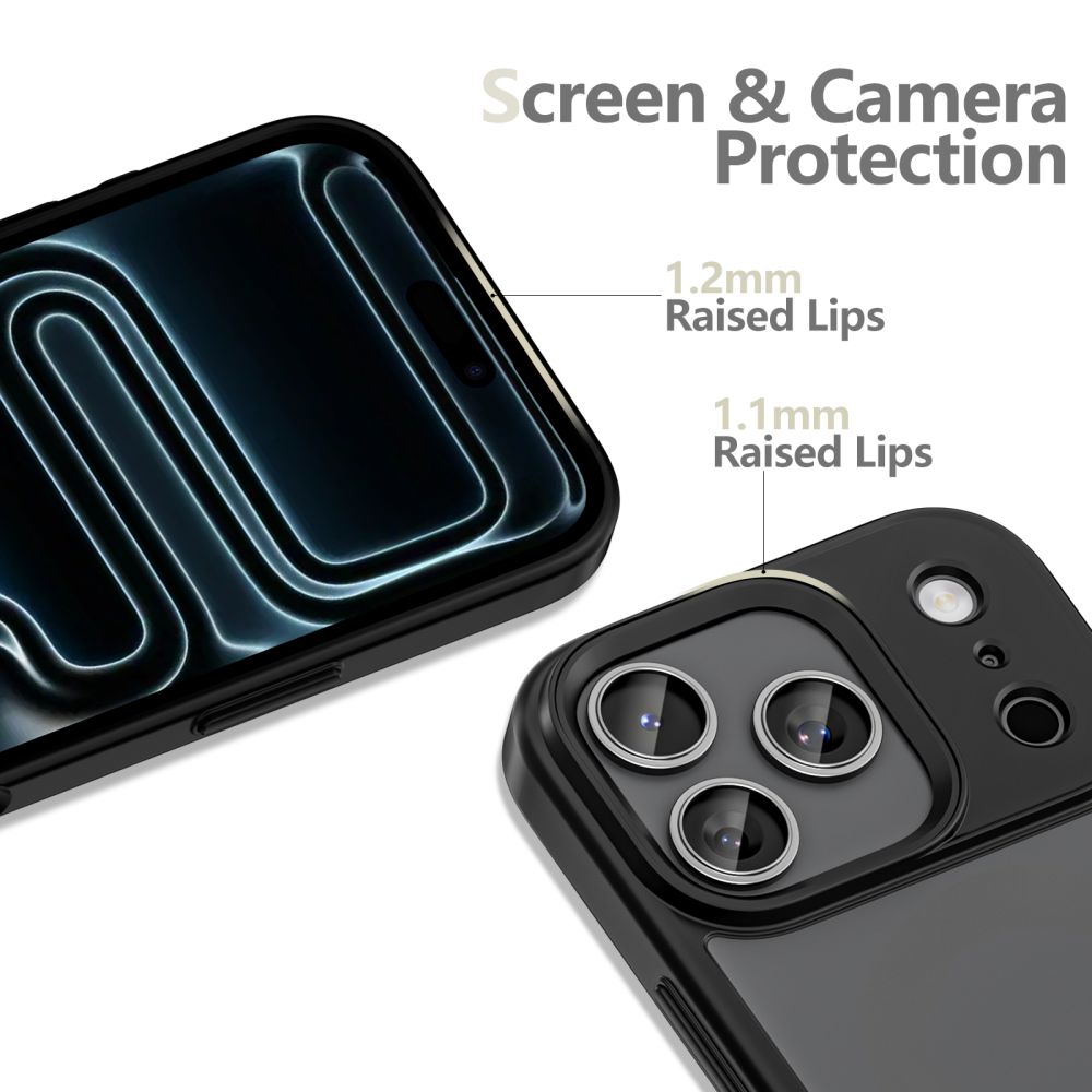 ]Tech-Protect MagMat Case til iPhone 17 Pro - Matte Black