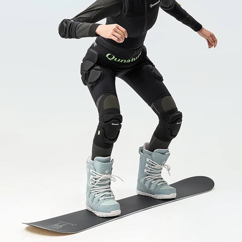 Qunature 2205000103 Ski Knee Pads størrelse L - sort