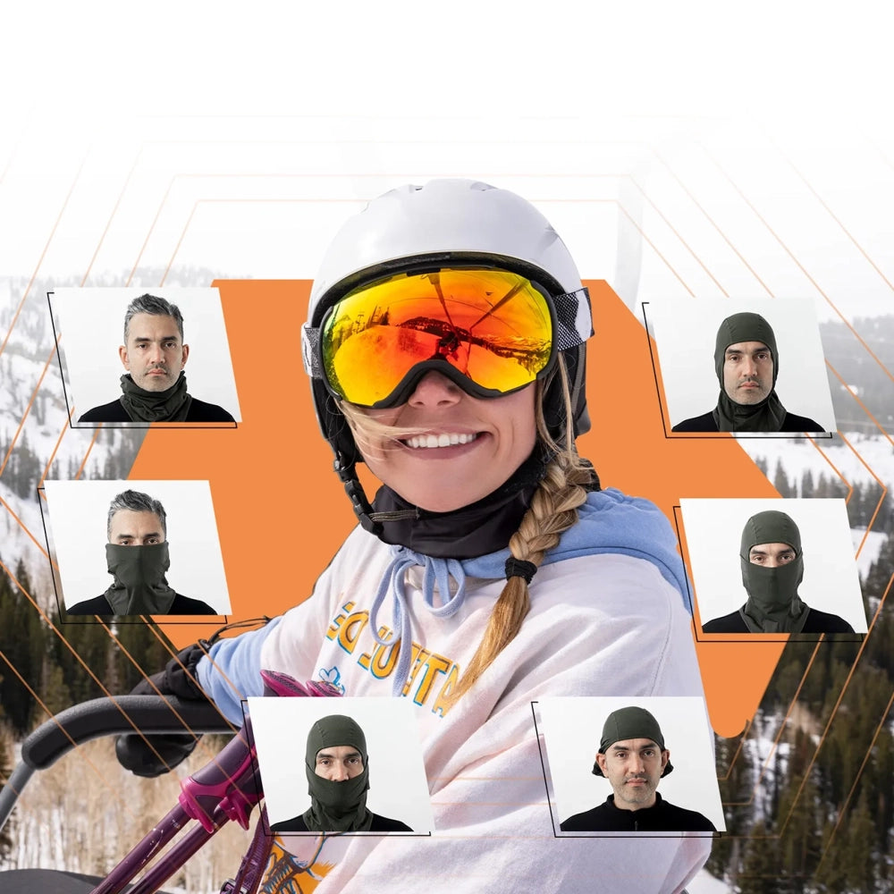 Qunature 13230023010 ski balaclava cykel motorcykel balaklava størrelse M - sort