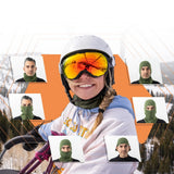 Qunature 13230023015 ski balaclava cykel motorcykel balaklava størrelse L - grøn