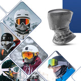 Qunature 11230014001 skisørklæde, sportsbandana, universel størrelse - grå