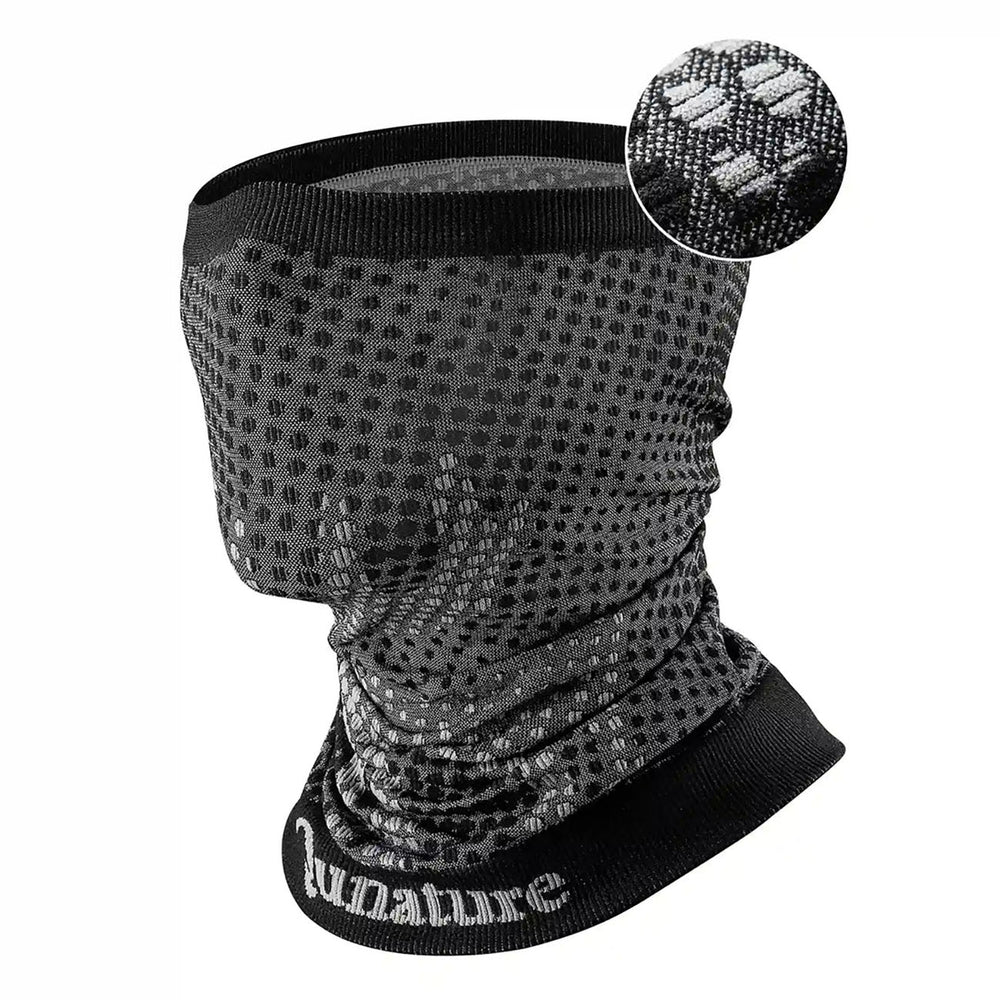Qunature 11230014002 skisørklæde, sportsbandana, universel størrelse - sort