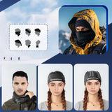 Qunature 11230014002 skisørklæde, sportsbandana, universel størrelse - sort