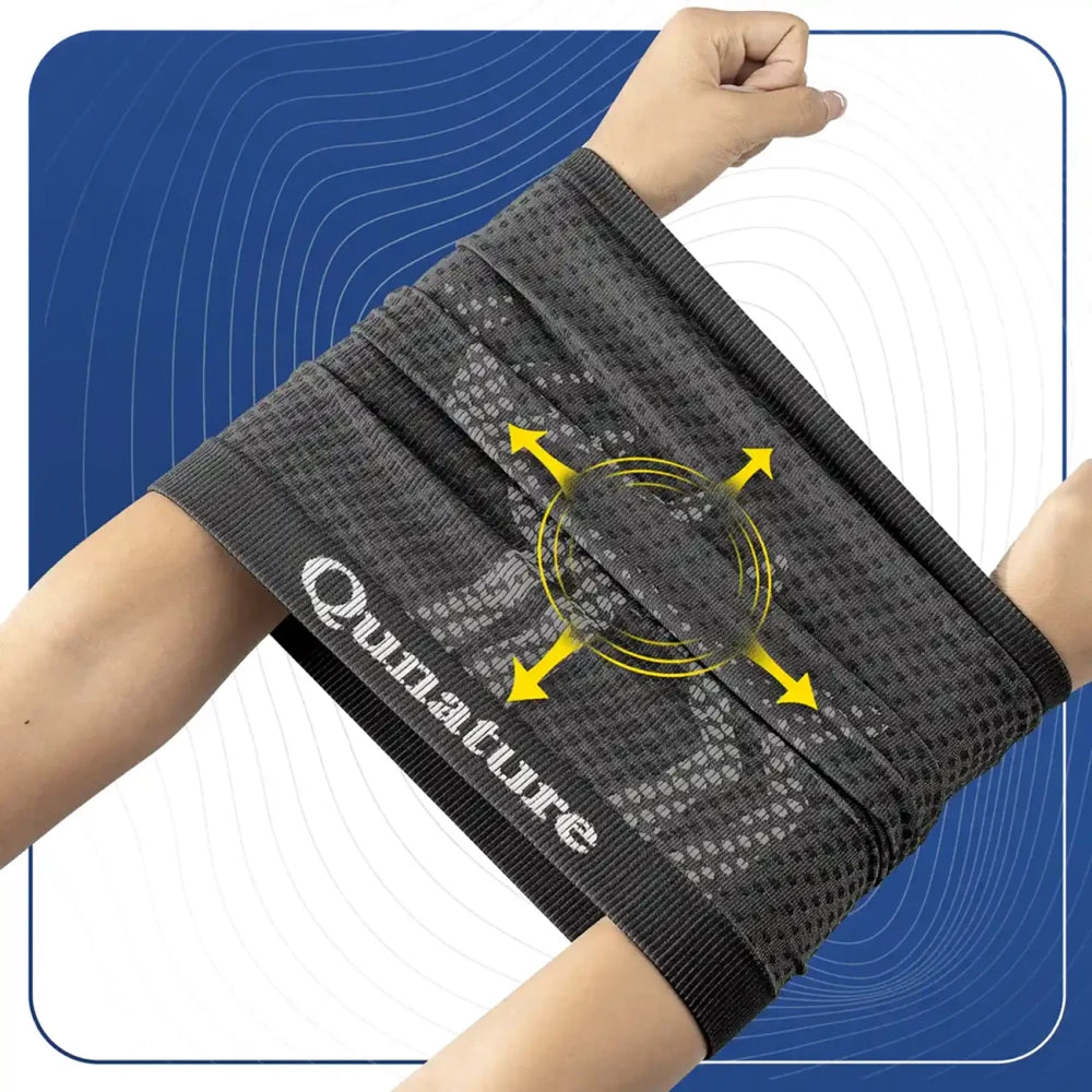 Qunature 11230014002 skisørklæde, sportsbandana, universel størrelse - sort