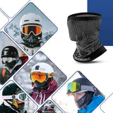 Qunature 11230014002 skisørklæde, sportsbandana, universel størrelse - sort