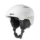 Qunature 10130003001 Skihjelm med øremasker Snowboard størrelse L - hvid