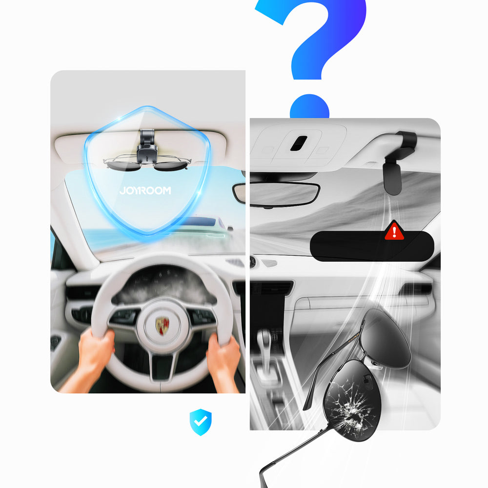 Joyroom JR-ZS511 Solskærmholder med magnetisk klip - sort