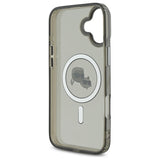 Karl Lagerfeld IML Metal Karl&Choupette Head MagSafe Case til iPhone 16 Plus - sort