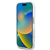 Karl Lagerfeld IML Metal Karl&Choupette Head MagSafe Case til iPhone 16 - Hvid