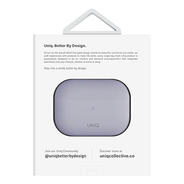 Uniq Lino Silicone AirPods Pro 2 Case - lilla