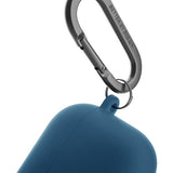 Uniq Nexo AirPods 4 + Ear Hooks Silicone-kasse - blå