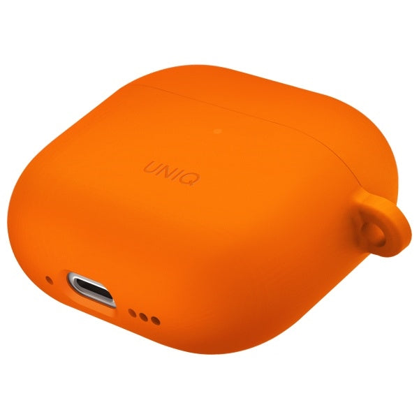 Uniq Nexo AirPods 4 + Ear Hooks Silicone-kasse - orange