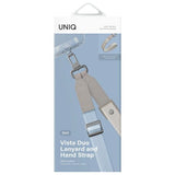 Uniq Vista 2-i-1-telefonstreng - blå og beige