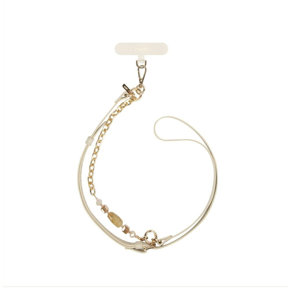 Uniq Coehl Caryne 2-i-1-telefonstreng - creme