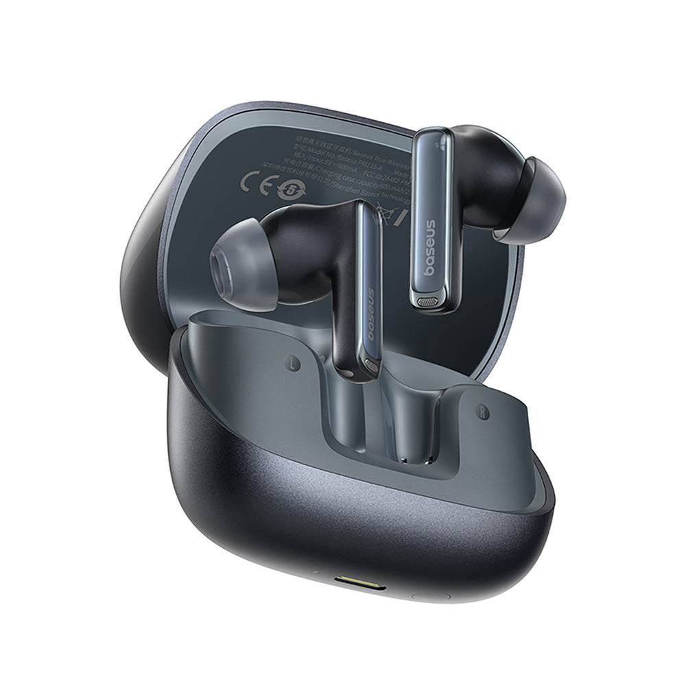 Baseus Bowie M2s Ultra TWS trådløse in-ear hovedtelefoner med interaktiv skærm - sort